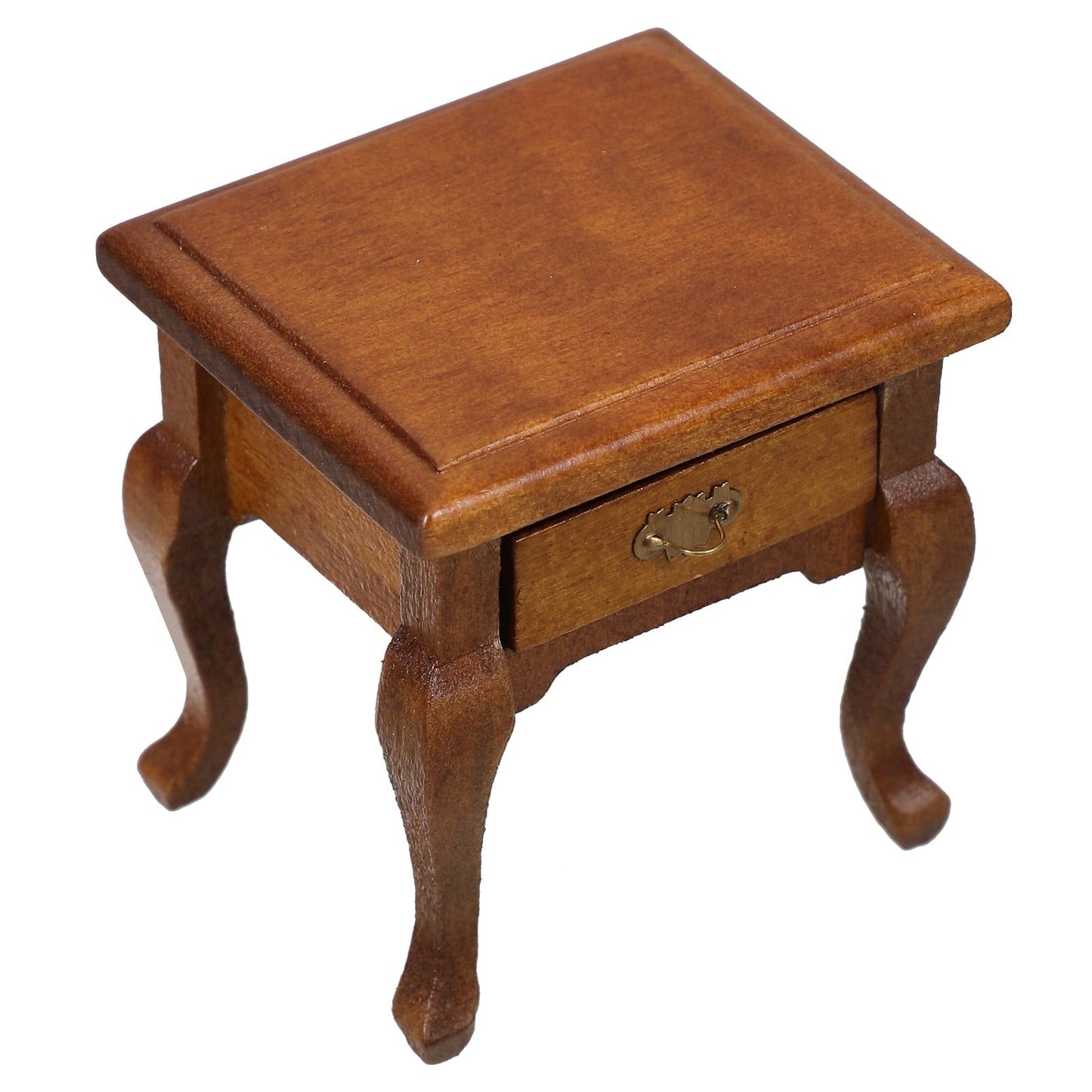 Worgeous 1Set Wooden Miniature End Table Rectangular For Collectors Living Room Functional Drawer