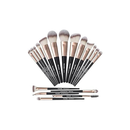 Makeup Brushes, MAANGE 18 Pcs Professional Brush Set Premium Synthetic Face Kabuki Kit Foundation Blush Powder Eyeshadow Brushes