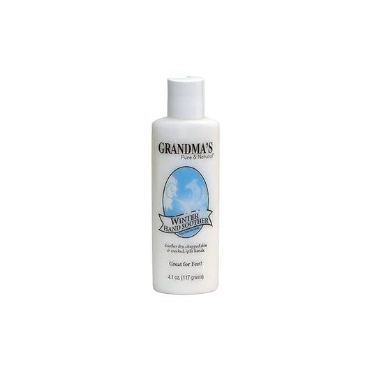 Grandma's Winter Hand Soother Lotion - 4.1 oz Non Greasy Cream For People with Dry Hands & Feet 53124