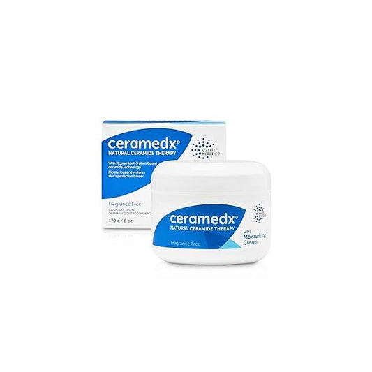 Ceramedx - Ultra Moisturizing Natural Ceramide Cream Unscented for Dry, Sensitive Skin (6 oz.)