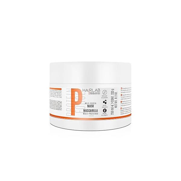 SALERM - Damaged Hair Mask Multi-Proteins Lab 250 ml Helps Replenish Natural Keratin Adds Volume and Strength Paraben-Free