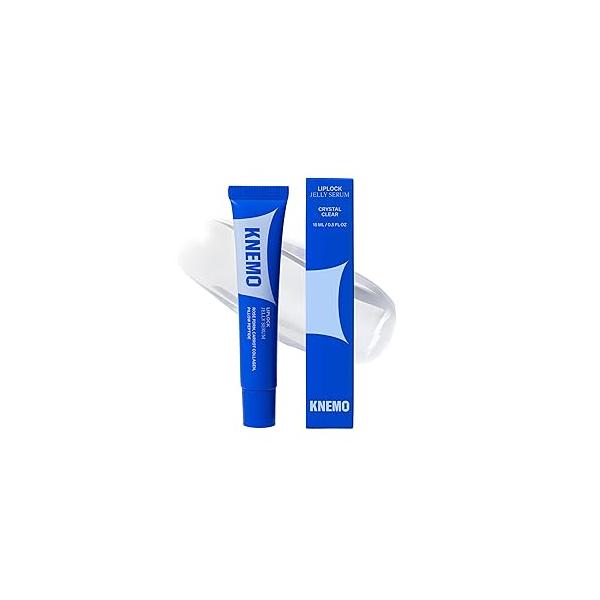 LipLock Jelly Serum for Dry Lips, Long-Lasting, Hydrating, Plumping, Glossy Mask with Rose PDRN, Carrot Collagen, Pillow Peptide, Moisturizing Tinted Lip Balm. (Pink Flan)