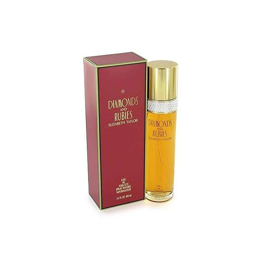 Elizabeth Taylor Women's Perfume, Diamonds and Rubies, Eau De Toilette EDT Spray, 3.3 Fl Oz