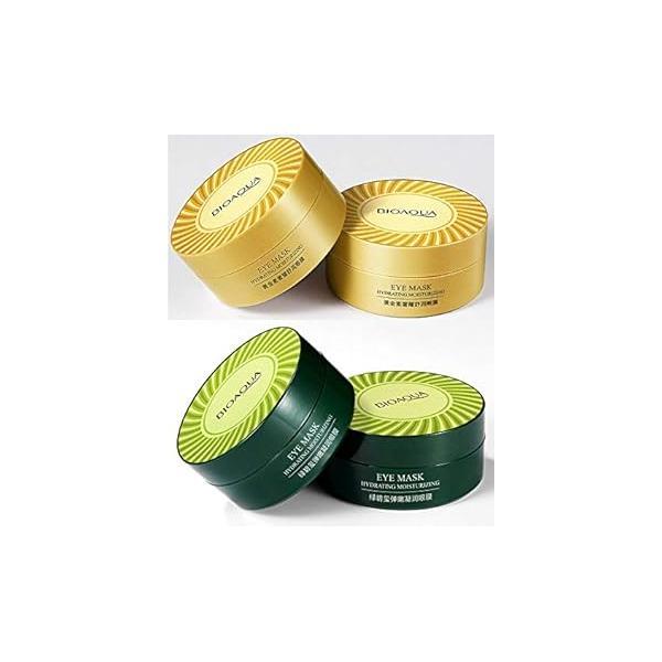 BIOAQUA 30 Pairs Eye Mask Moisturizing Hydrating Anti-Wrinkle Anti-Aging Remove Dark Circles Smooth Nourishing Refreshing (GOLD)