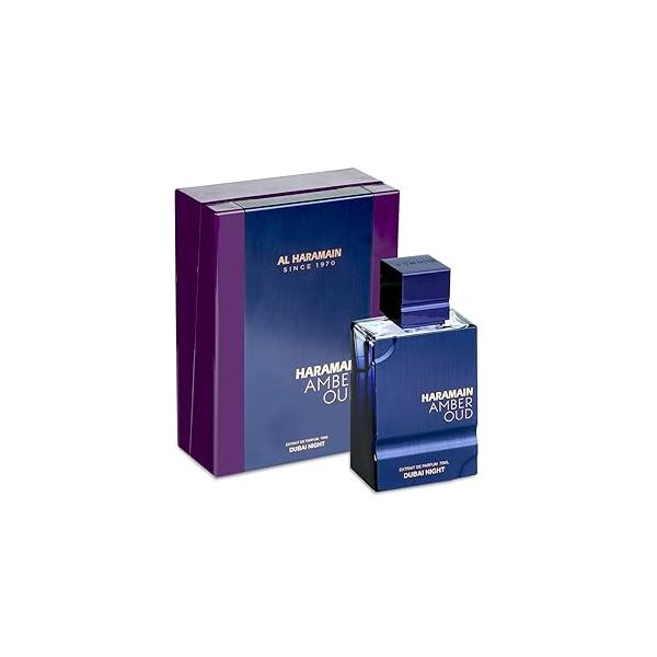 Al Haramain Amber Oud - Dubai Night Edition for Unisex Arabian Perfume Women and Men Oriental Woody Fragrance Long Lasting Arabic Cologne Extrait De Parfum Spray 2.53 oz