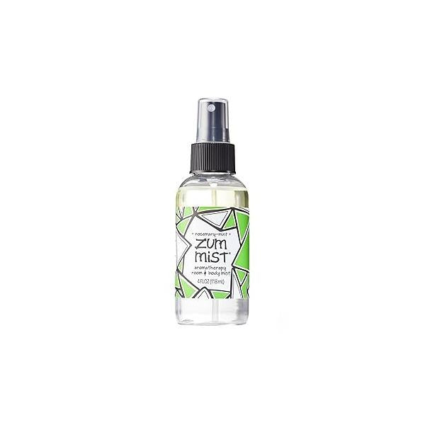 Zum Indigo Wild Mist Room & Body Spray - Aromatherapy Essential Oil Natural Rosemary-Mint Scent 4 fl oz