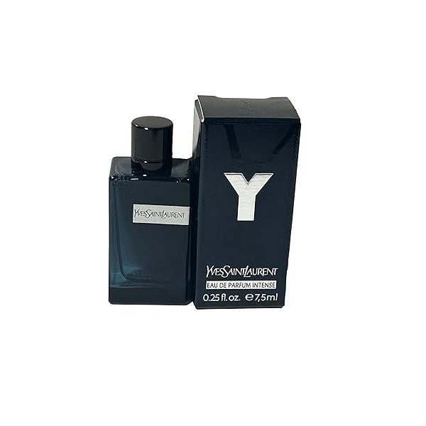 Yves Saint Laurent YSL Y Men Perfume INTENSE Parfum mini splash on SMALL TRAVEL SIZE 7.5 ml / 0.25 Fl oz