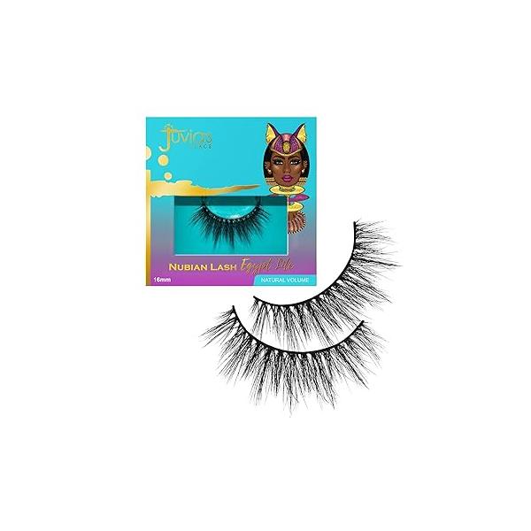 Juvia's Place Egypt Flare Nubian Eye Lashes, Silk Hairs, Day, Night, Long Lasting, Cruelty Free, Vegan