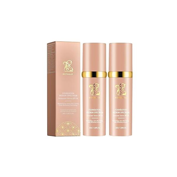 Match Cosmetics Foundation 4 in 1-Light Spectrum,4 1 Liquid with SPF 50+, Concealer Cosmetic Lightweight Makeup, Longwearing & Waterproof for Makeup