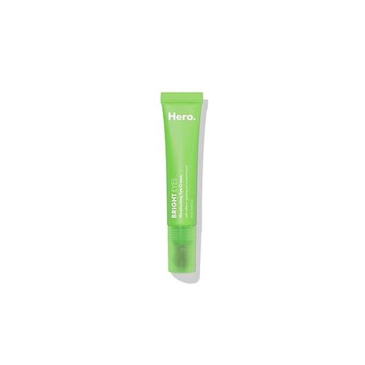 HERO COSMETICS Bright Eyes Illuminating Eye Cream - Reduces the Look of Dark Circles With Multiple Applications Featuring a Stainless Steel Tip for Cooling Effect (0.5 fl oz)