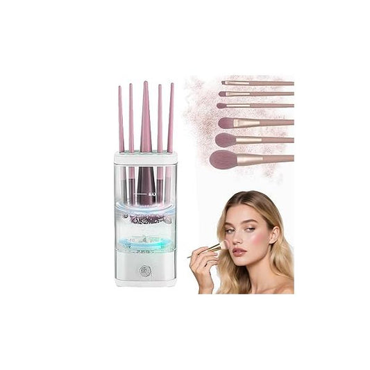 Electric Makeup Brush Cleaner,Makeup Cleaner Machine,Portable Automatic USB Cosmetic Brushes Tool for All Size Beauty Set,Blush Brush,Sponges