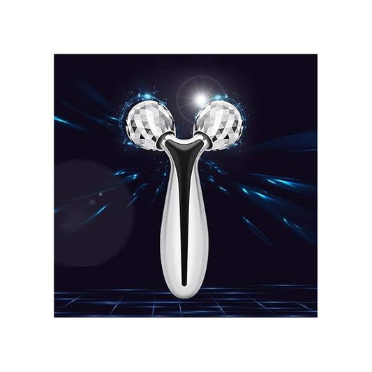 SUPANT V Facial Roller Massager, Reduce Wrinkles in Neck and Eyes, Massage for Lymphatic Drainage, Face Lifting, Puffiness, Skin Tightening & Collagen Production, Clear Toxins