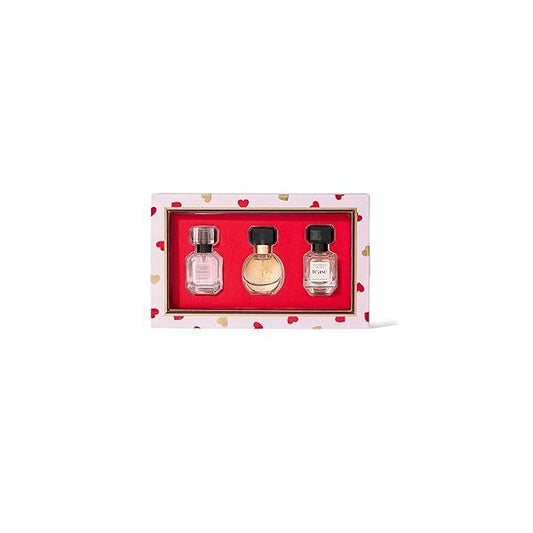 Victoria's Secret Deluxe Mini Fragrance Trio, Eau de Parfume Giftset for Women, Includes Bombshell, Bare and Tease Perfumes