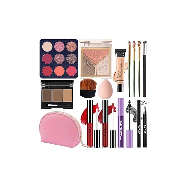 Makeup Set for Women, Kit Beginners & Professionals, Teens Adults, Make up Gift, Eyeshadow Palette, Face Eye