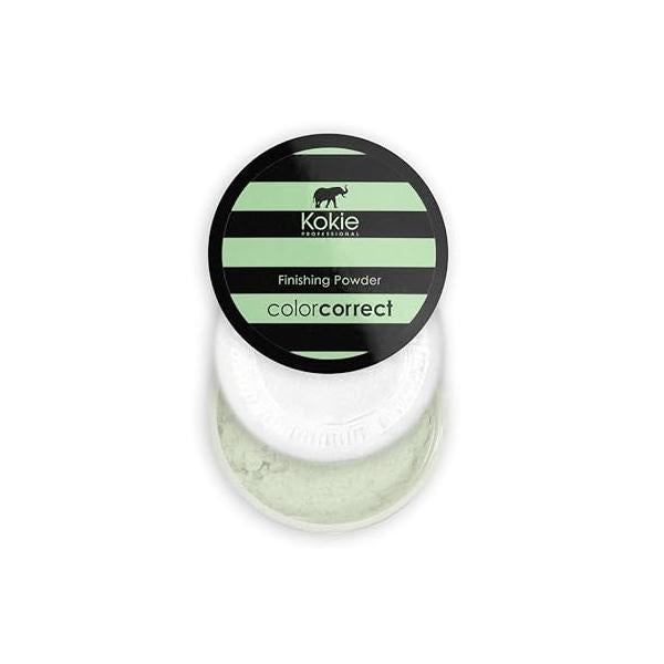Kokie Cosmetics Setting Powders, Green - Redness Correction, 0.18 Ounce
