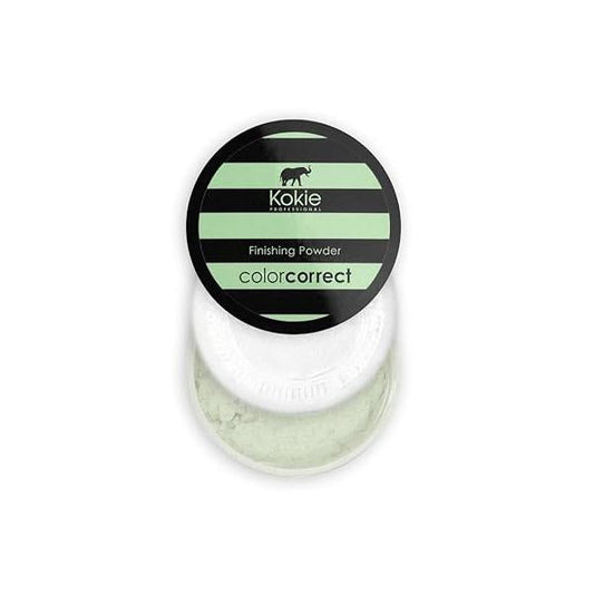 Kokie Cosmetics Setting Powders, Green - Redness Correction, 0.18 Ounce