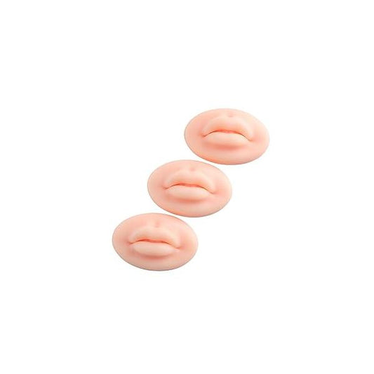 Charme Princesse 3Pcs 3D Practice Silicone Lips Skin Permanent Makeup for Tattooing Artists and Beginners TA536KIT-1