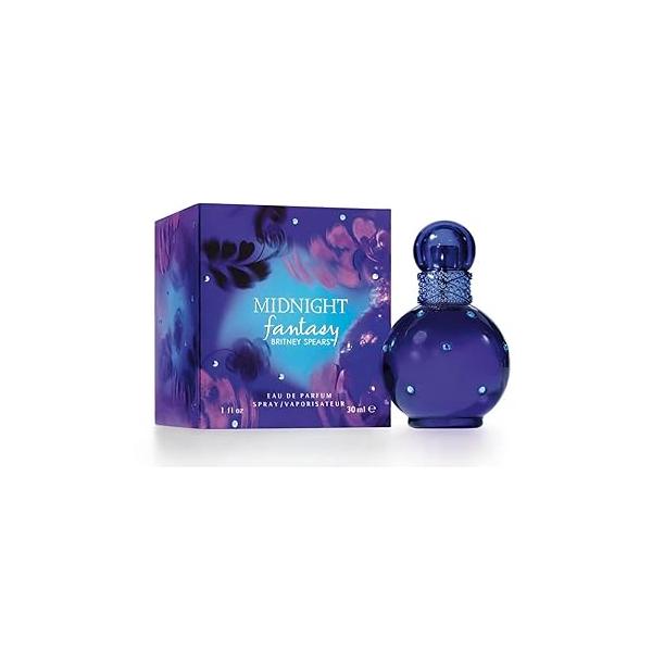 Britney Spears Women's Perfume, Midnight Fantasy, Eau De Parfum EDP Spray for Women, 3.3 Fl Oz