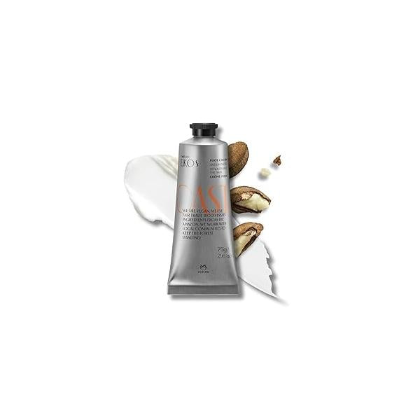 natura - Ekos Castanha Nourishing Foot Cream Nourish & Soothe Dry Skin Fast Absorbing With Brazil Nut Oil to Deeply Moisturize Vegan Cruelty-Free 2.6 oz (75g)