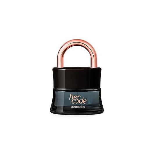O Boticário Her Code Eau de Parfum, Long-Lasting, Fruity Floriental Fragrance Perfume for Women, 1.7 Ounce