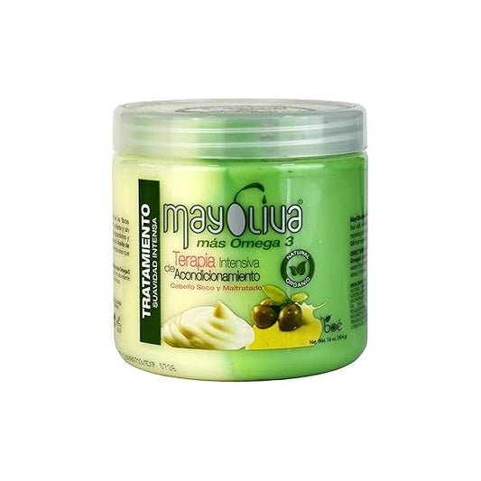 BOE Mayoliva Omega 3 Intensive Conditioning Therapy for Dry and Damaged Hair - 16 Oz, Ounces