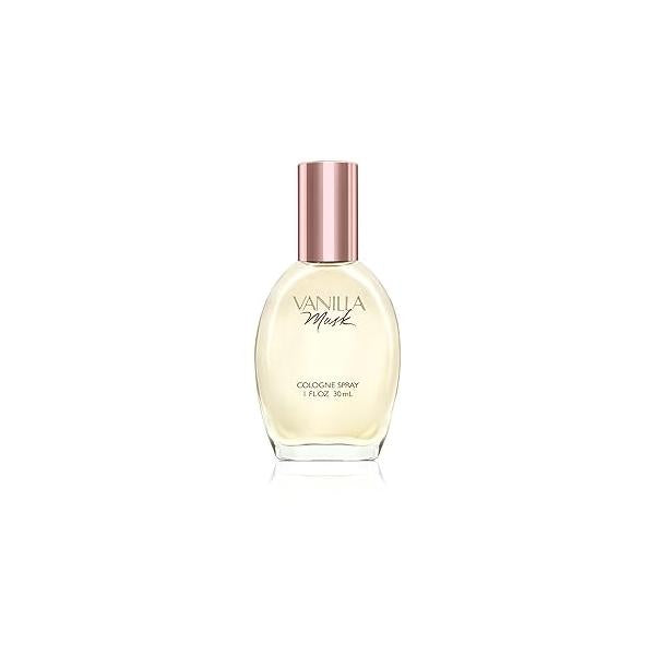 Vanilla Musk Cologne Spray, Vegan Formula, Perfume, Warm and Cozy Natural Vanilla, 1.0oz