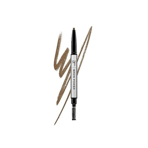 IT Cosmetics Brow Power Eyebrow Pencil - Universal Shades Long-Lasting, Budge-Proof Formula With Biotin Natural-Looking Brows Built-in Spoolie Brush