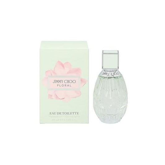 JIMMY CHOO - Floral Eau de Toilette Women's Perfume Fruity & Musky With notes of Nectarine, Sweet Pea Musk 1.3 Fl Oz