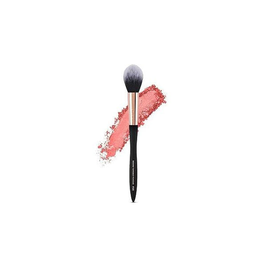 Profusion Cosmetics Artistry Series Round Tapered Powder Brush, Dense Application of Products With Soft Touch Matte Finish, Waved Handle for Optimum Grip, and Lightweight Balance