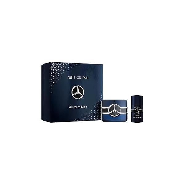 Mercedes Benz Eau de Parfum for Men - Long Lasting Mens Cologne Tonka Bean, Lavender, Patchouli 3.4 oz