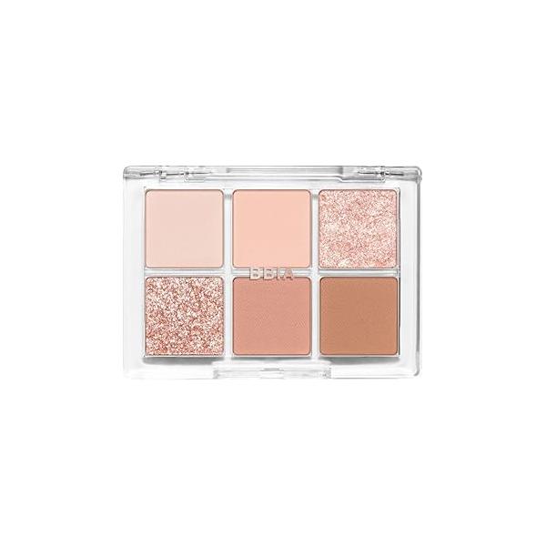 BBIA Ready To Wear Eye Palette - Ultimate Eyeshadow Blendable & Buildable Shade Soft Texture Shimmer Finish Gorgeous Pearls Daily Shadow Colors Vegan Korean Makeup (01 NUDE BLUSH)