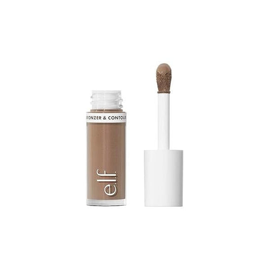 e.l.f. Camo Liquid Bronzer & Contour, Silky Highly Pigmented Formula, Creates a Long-Lasting Bronzed Glow Natural Look, Vegan Cruelty-Free, 3 Light
