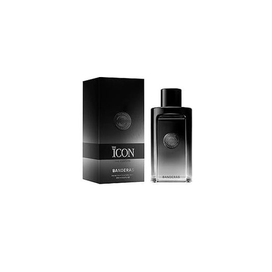 Antonio Banderas Bandera Perfumes - The Icon Eau de Parfum for Men Long Lasting Virile, Elegant, Trendy and Sexy Scent Wood, Amber, Sandalwood Notes Ideal Special Events 6.8 Fl Oz