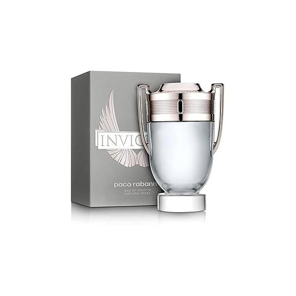 Paco Rabanne Invictus by for Men Eau De Toilette Spray 3.4 Oz