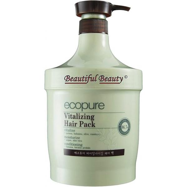 EcoPure VITALIZING Hair Pack - Natural Origin Ingredients 86.7% 1000ml / 33.81 fl.oz