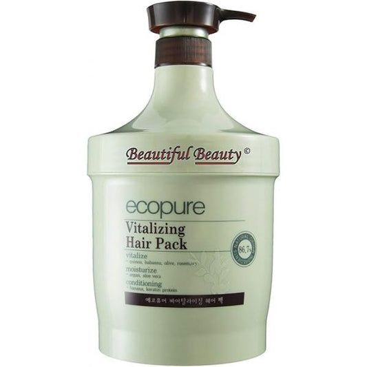 EcoPure VITALIZING Hair Pack - Natural Origin Ingredients 86.7% 1000ml / 33.81 fl.oz