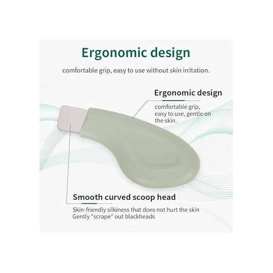 1 Pcs Blackhead Remover Tools, Silicone Face Scraper for Deep Cleansing, Nose Women Men - Heart-Shaped Beige