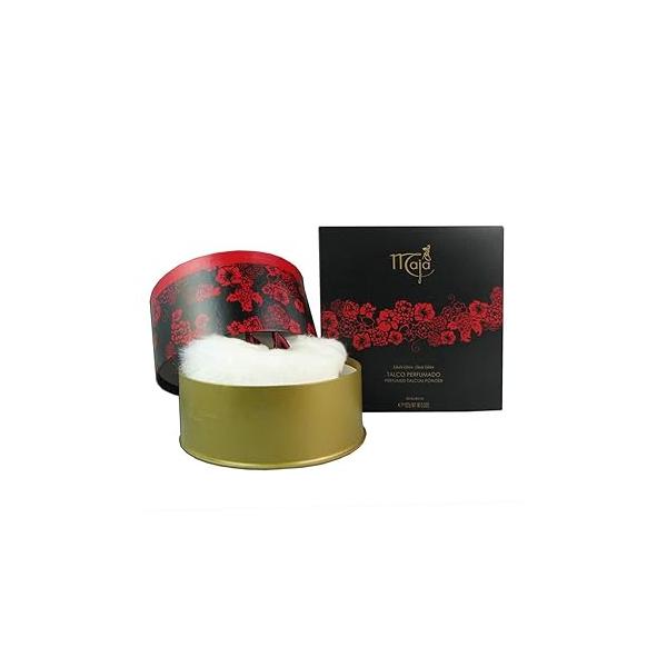 Maja Perfumed Talcum Powder - Soothes, Softens, Relieves Itch, Keeps Skin Dry & Fresh, Smoothing Body for Women, Fragrance Dusting Powder, Talc 5.3 Oz, 1 Box