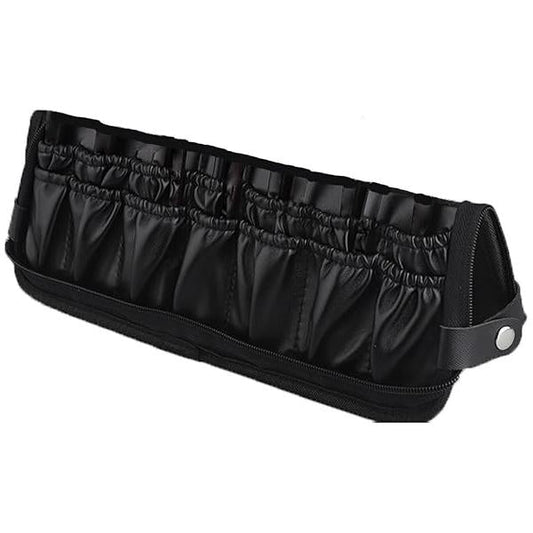 Makeup Brush Holder Waterproof Portable Organizer Travel Case Stand Up Cosmetic Storage Bag Handheld for (1 Pcs)