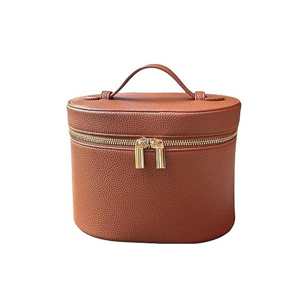 Vanity Case Makeup Bag with Removable Organizer Divider, Travel Toiletry Cosmetic for Women