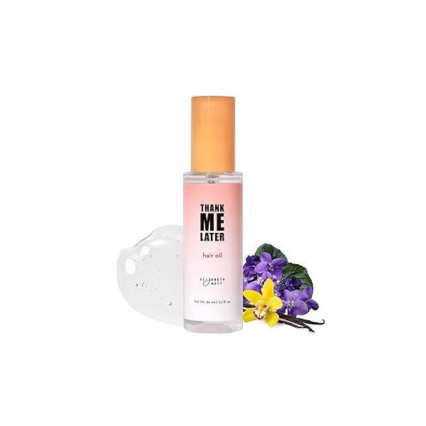 Elizabeth Mott Hair Oil for Frizzy, Damaged, Dry - Rosemary, Lavender, Thyme, Jasmine, Sage & Chamomile Extract Deeply Nourishing, Moisturizing Strengthening Formula Full Size 80 mL