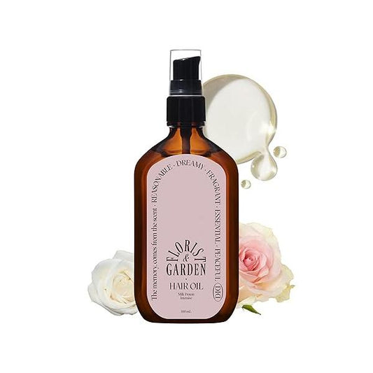 ODID Milk Protein Intensive Perfume Hair Oil - Korean Anti Frizz Nourishing & Smoothing Serum Refreshing Sweet Floral Scent with 10,000ppm Argan 6 Plant-Based Oils, 3.38 fl.oz.