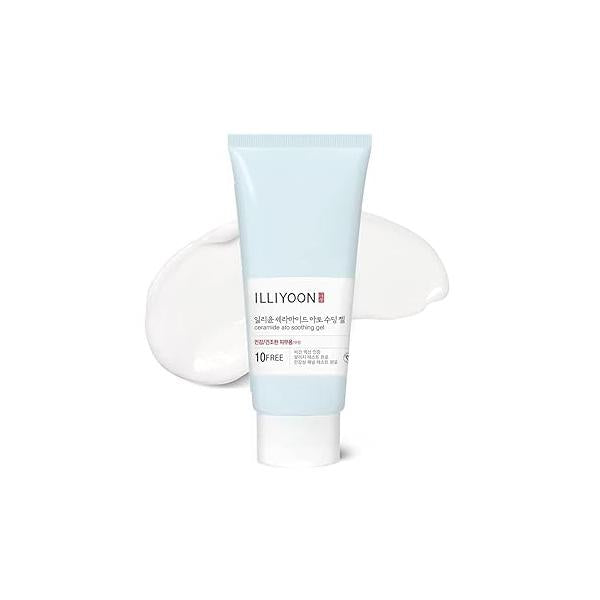 Illiyoon Ceramide Ato Soothing Gel - Vegan Facial Moisturizer for All Skin types, 5.9 Fl Oz (175ml)