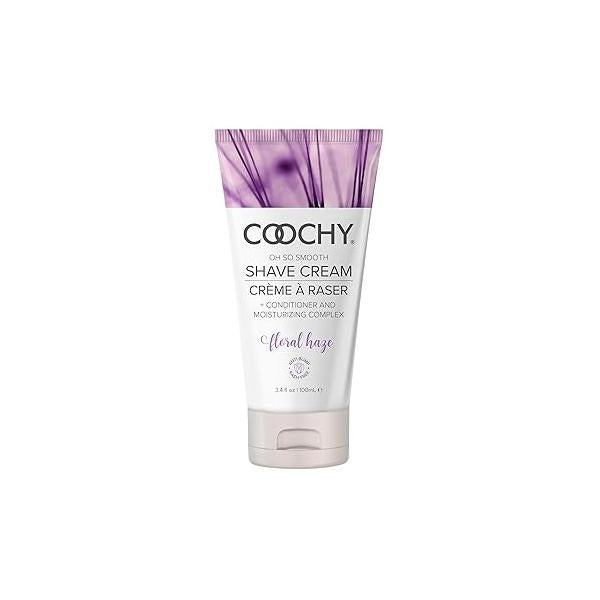 Coochy Intimate Shaving Cream | Shave Conditioner & Moisturizer for Face Body Ideal Sensitive Skin Care, Anti-Bump Floral Haze, 3.4 oz