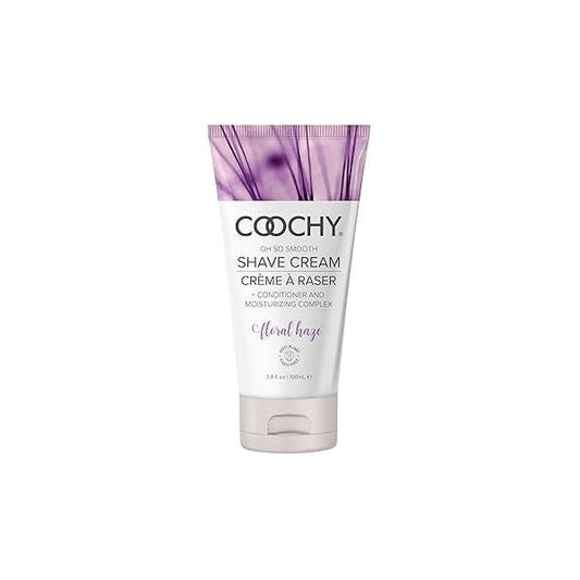 Coochy Intimate Shaving Cream | Shave Conditioner & Moisturizer for Face Body Ideal Sensitive Skin Care, Anti-Bump Floral Haze, 3.4 oz