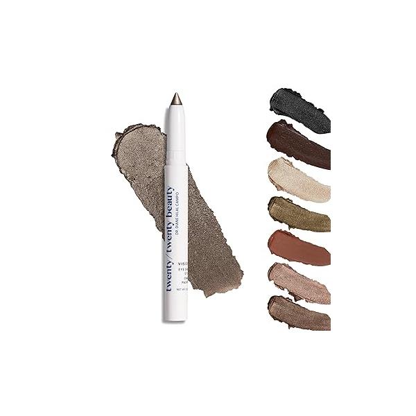 Visionary Eye Shadow Stick - Shimmer Cream Pencil - Safe for Sensitive Eyes Ophthalmologist Developed Vegan, Cruelty-Free, Clean Ingredients (Rose Colored Glasses)