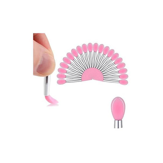 20 Pcs Lip Mask Applicator Silicone LIp Balm Stick Lipstick Brushes Cosmetic Brush Set For Gloss