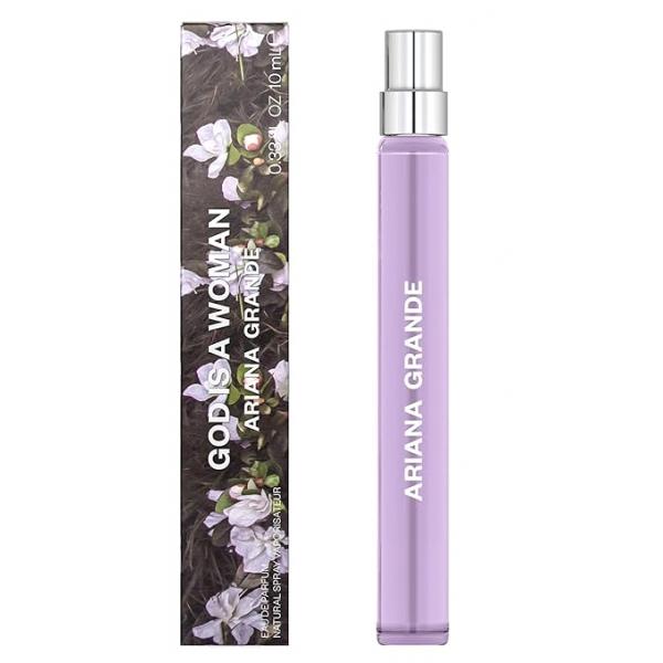 Ariana Grande God is a Woman Eau de Parfum - Fruity Musk Fragrance for Women Women's Perfume with Notes of Orris, Pear, Vanilla & Cedarwood Travel Size 0.33 Fl Oz