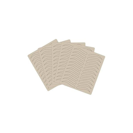 OKA 6 Pieces Eyebrow Tattoo Skin Practice, Microblading Practice Skins Sheet, No Ink Needed Fake Skin, Double Sided for Beginner Salon