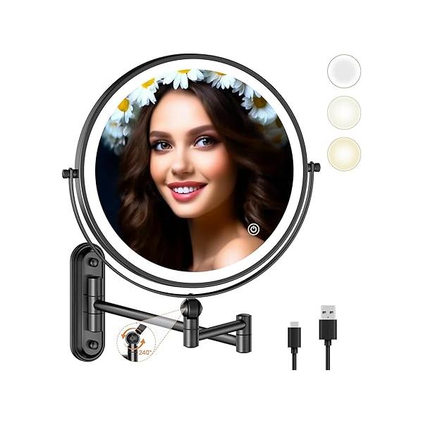 Rocollos 9 inch Makeup Mirror